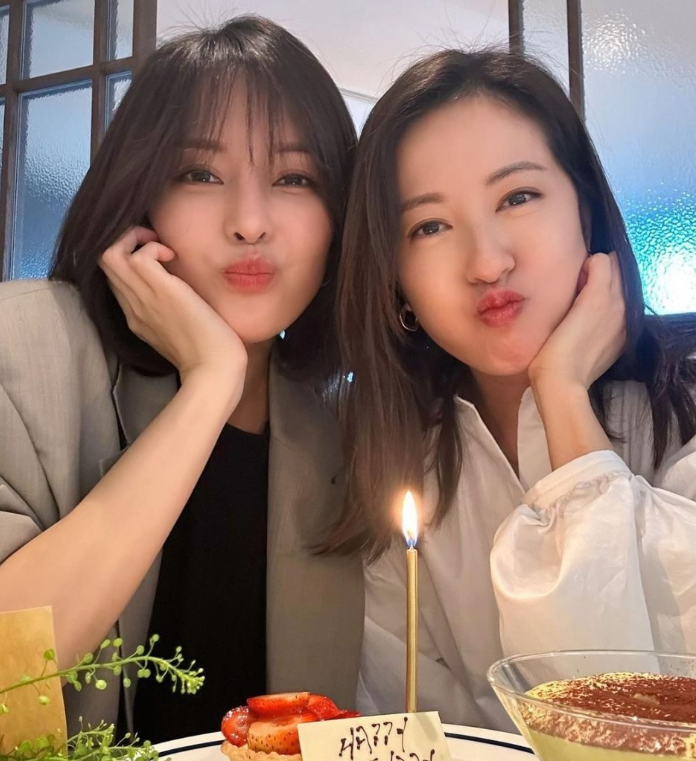 张曦雯|好友情深!张曦雯为唐诗咏庆生,两人甜蜜合照,剪短发迎接新挑战