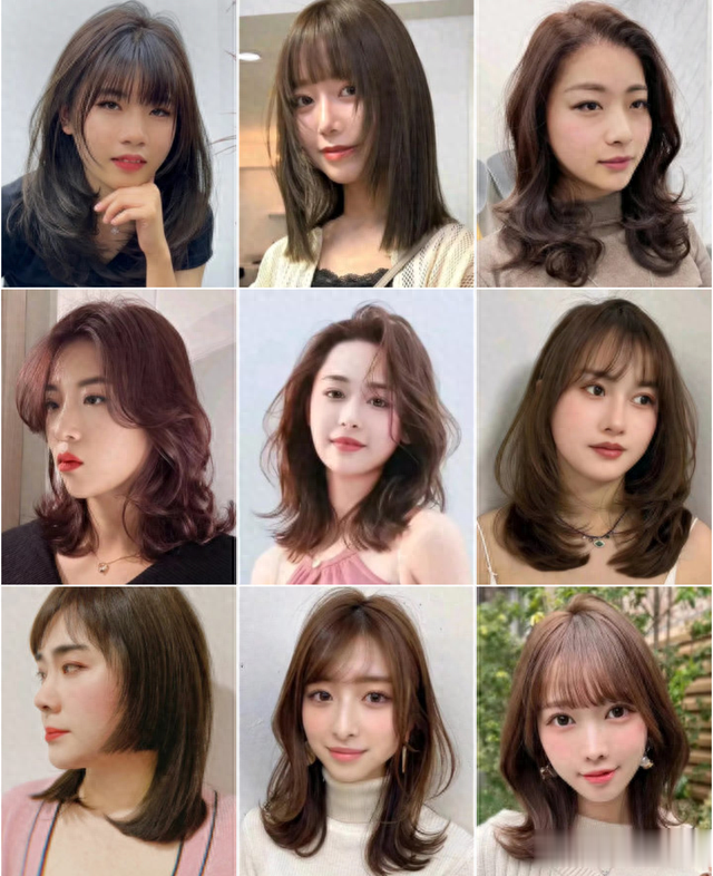 新时尚发型100多款,锯齿刘海挂耳短发波波头,漂亮发型全都有