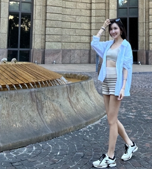 陈若仪赴长沙为林志颖庆生，39岁似少女，被赞骨相美