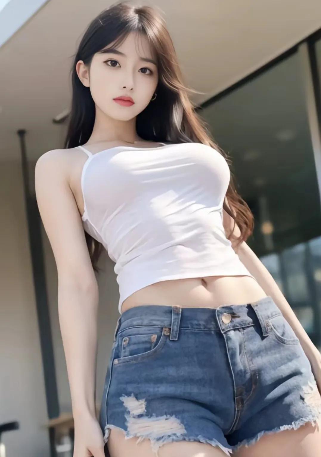 高马尾 青春甜美，高马尾少女与披肩发少女的时尚潮流对决！
