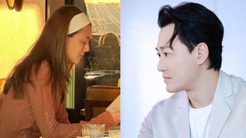 吴千语随老公国外度假被拍，素颜被指一脸男星，网友直呼太像林峯