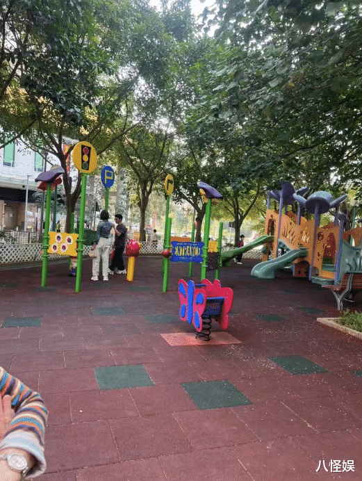 蔡少芬张晋带儿子公园玩耍,夫妻俩吃面包喝白开水,拮据生活曝光