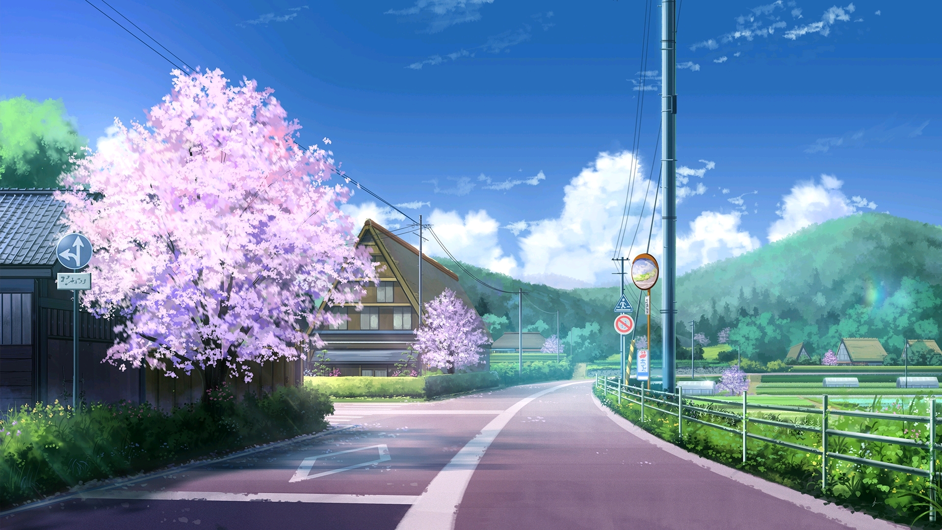 日本动漫风景壁纸意境图片
