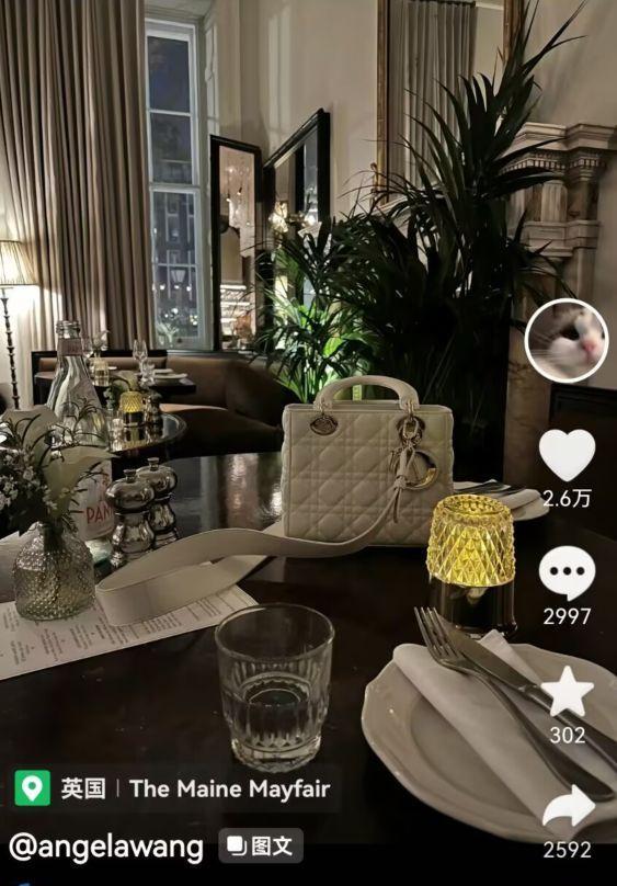 |王诗龄五一和闺蜜吃大餐，近照P到变形不自然，晒4万手提包疑炫富