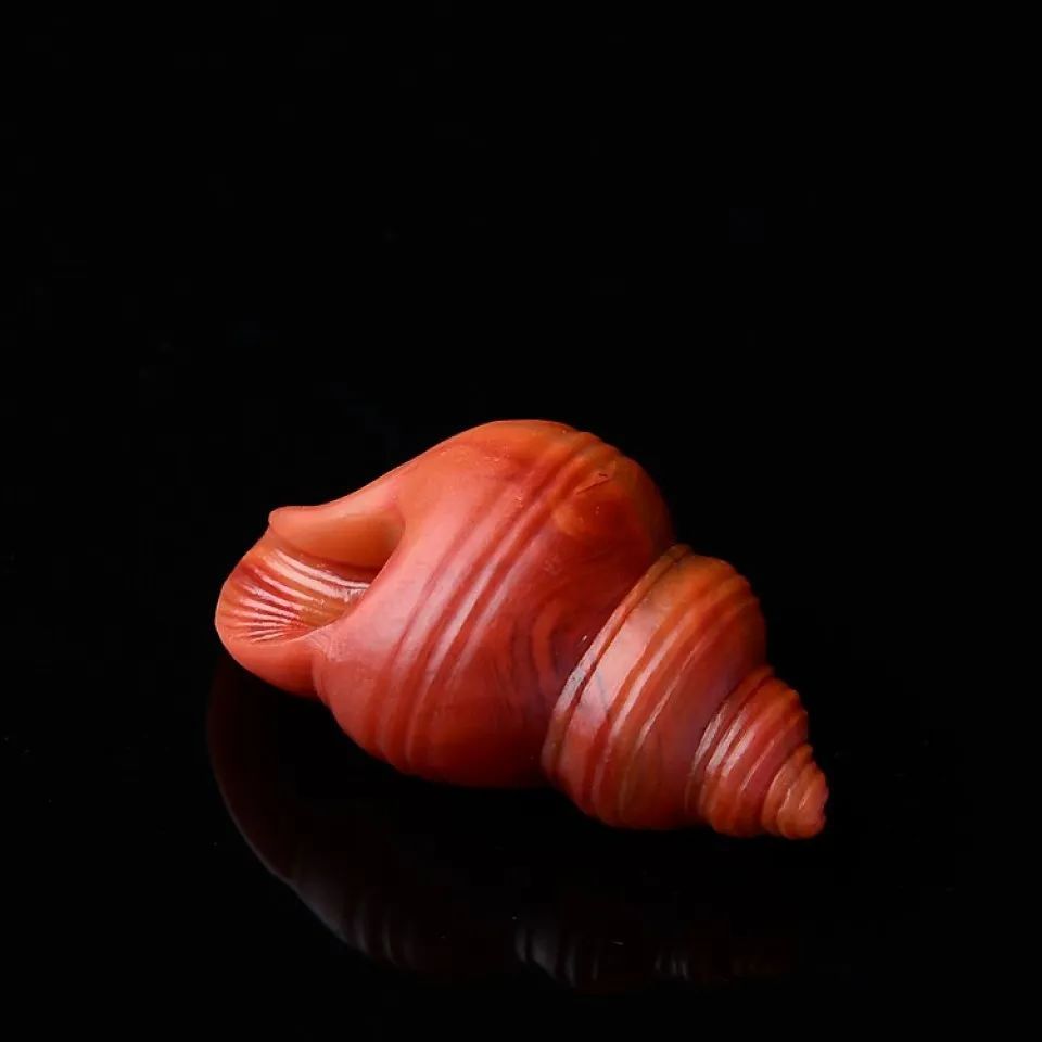 翡翠|盘海螺包浆过后也是绝绝子！