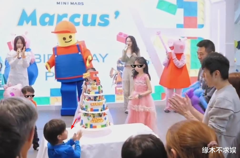 张柏芝为小儿子庆生,5岁张礼承首曝正面照,颜值超高不输俩哥哥