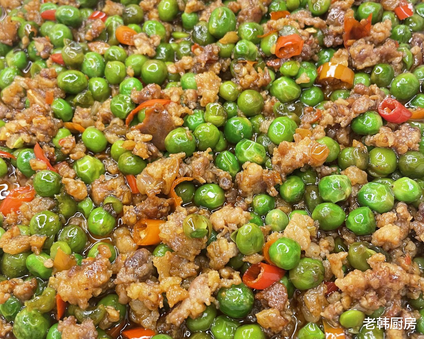 豌豆|肉末豌豆的家常做法，清香脆嫩，做法简单易学，鲜香美味又下饭