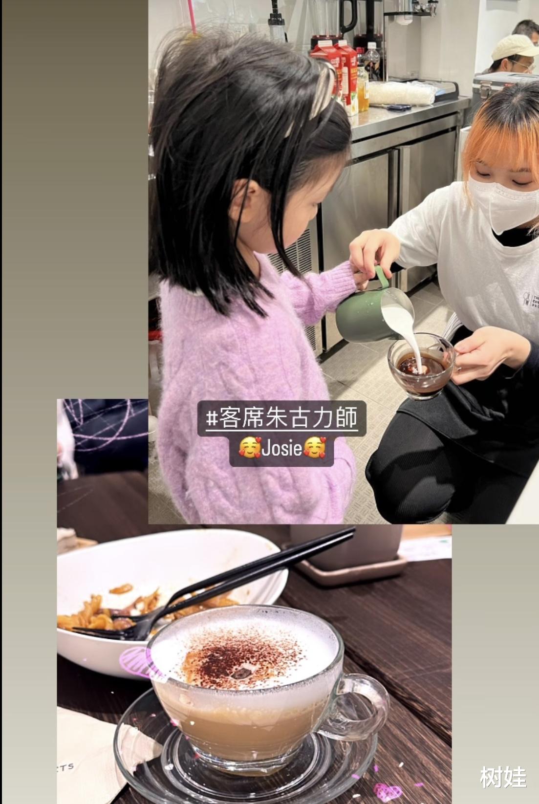 甘比|甘比晒小女儿视觉照,身着黑西装干练有范儿,手上包包价值250万