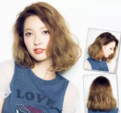 \及肩卷发\关键是卷度