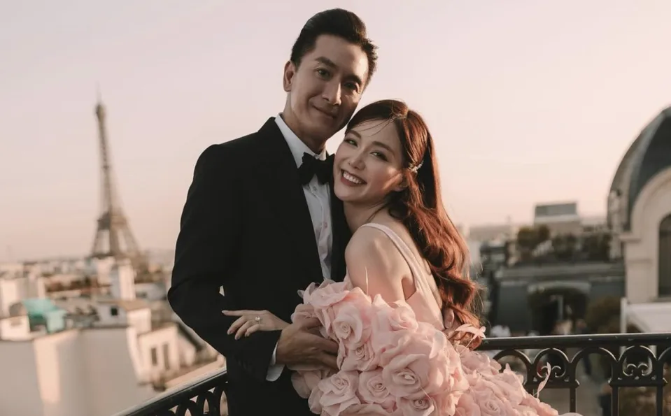 馬國明湯洛雯拉埋天窗 靚湯晒絕美巴黎婚紗照:終於可以發了