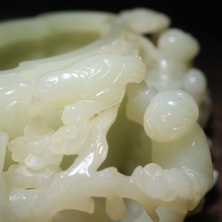 蚊子|清 和田玉喜上眉梢水洗