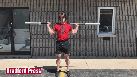 惊喜增肌,仅用一根空杠铃(限有基础训练者)