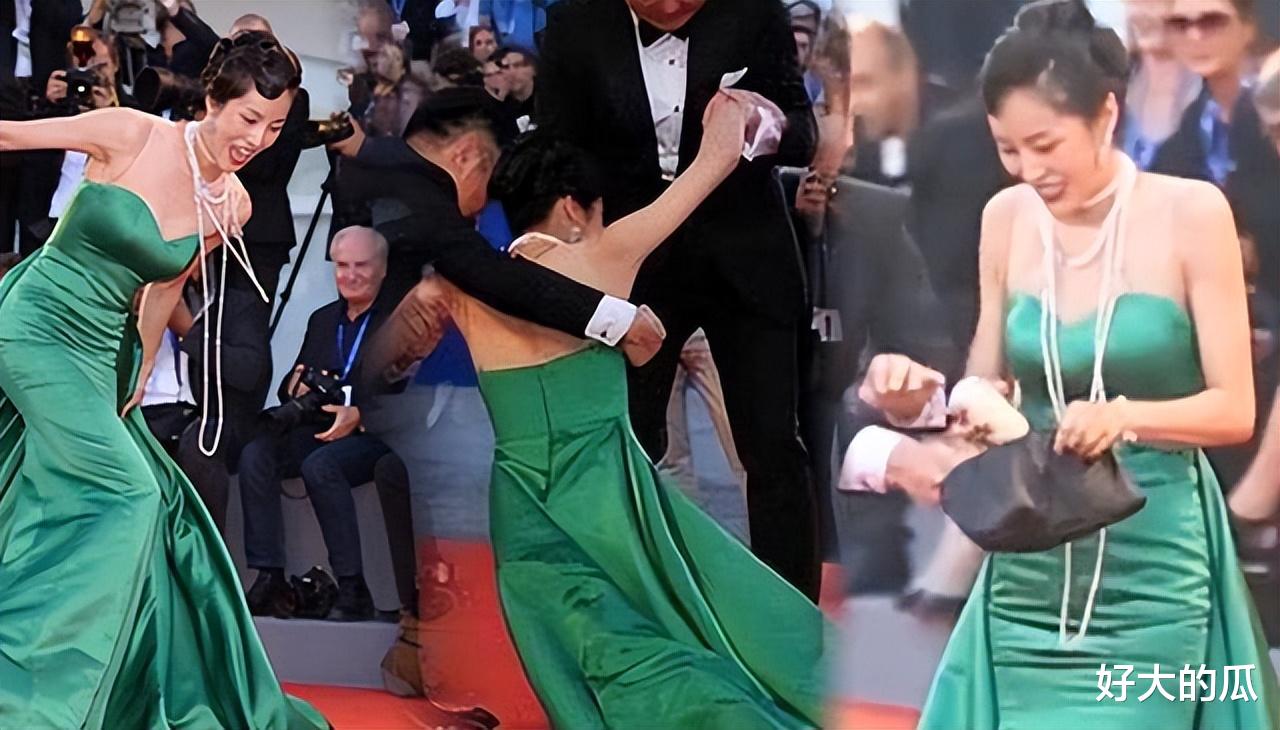 高叶|高叶丢人丢到戛纳,礼服开线太掉价?本人回应:自己缝的,凑合看吧