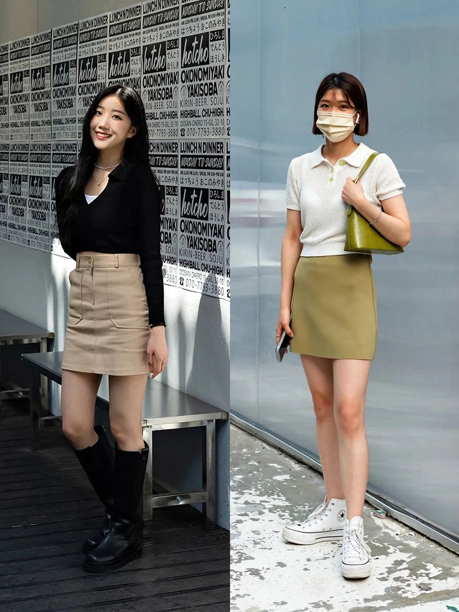 穿衣搭配 被“韩国女生”圈粉了！头发要短，穿衣色不过三，却个个洋气时髦