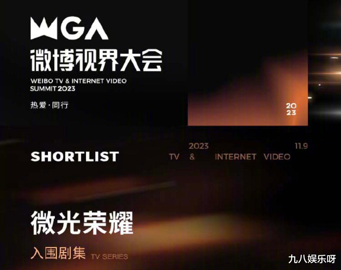 成毅四部剧入围微光荣耀，四种不同题材，每一年都在有效播剧