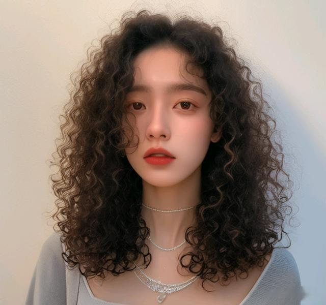 年底女发别乱整,最美还是全头烫,无论长短都适合