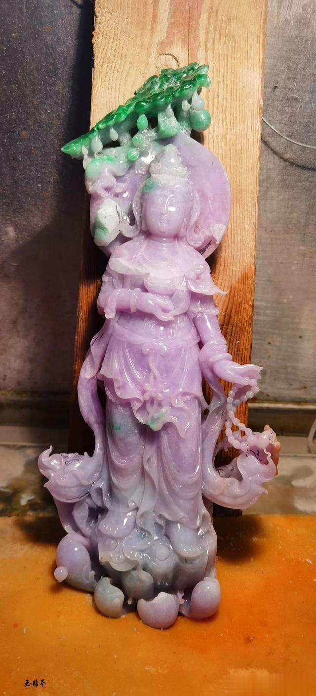 翡翠|千万级翡翠观音,翡翠牛人经典返工力作!