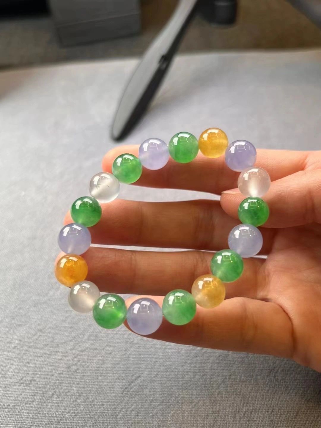 翡翠|今天请你吃一串糖果吧~翡翠手链