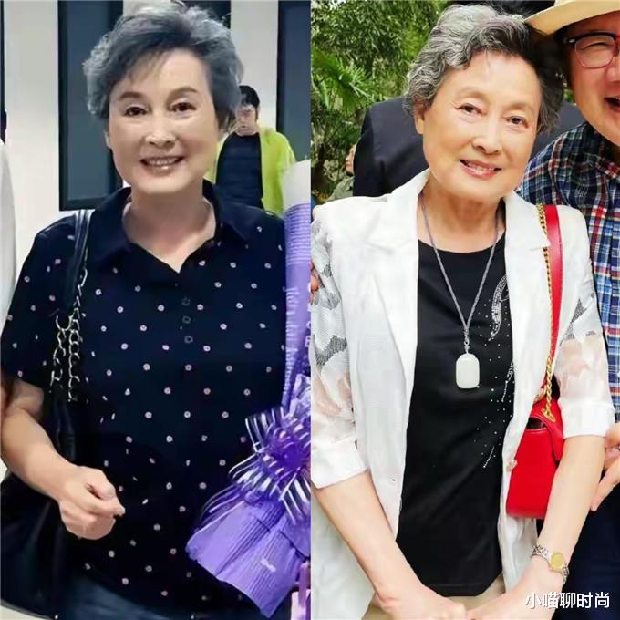 发型 86岁向梅亲身示范：不留长发，不穿老年装，到老都没有“大妈感”