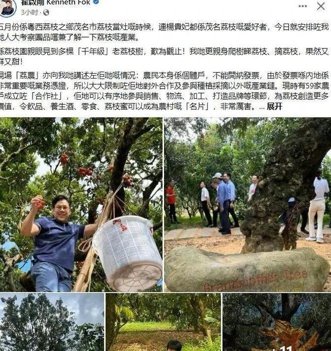 东莞|正式上任,总局官宣霍启刚新岗位,亮相广东,郭晶晶发声助阵