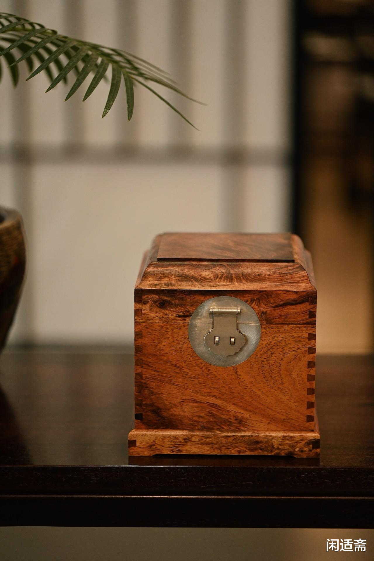 方寸乾坤,文房雅器,黄花梨印盒