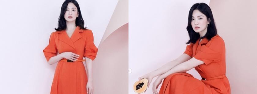 宋慧乔 宋慧乔为服饰品牌MICHAA拍摄最新大片,不再是为戏瘦身的憔悴模样