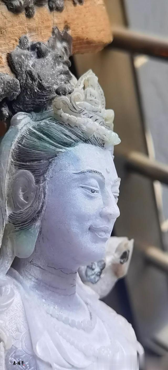 翡翠|千万级翡翠观音,翡翠牛人经典返工力作!