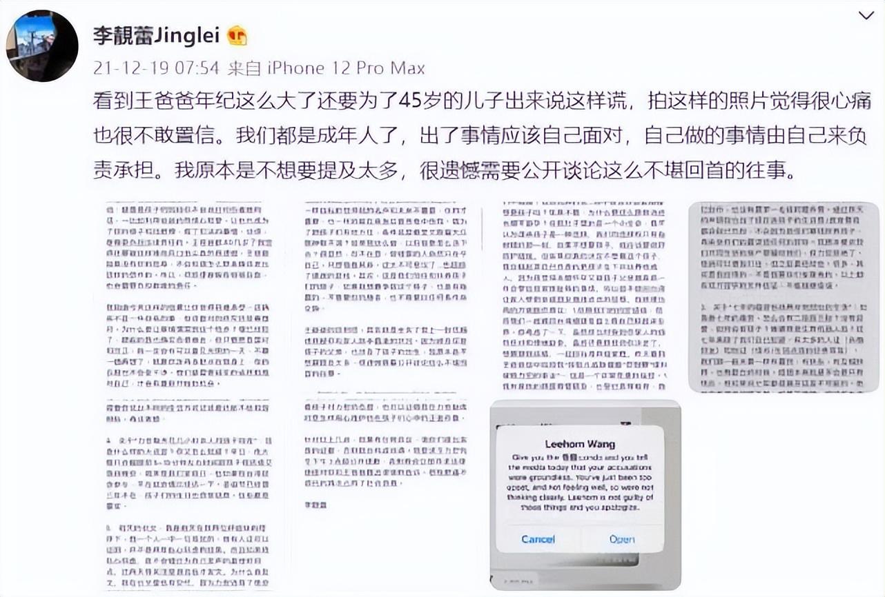 王力宏李靓蕾首次交锋!男方白发,女方早秃,这场闹剧如何收场?