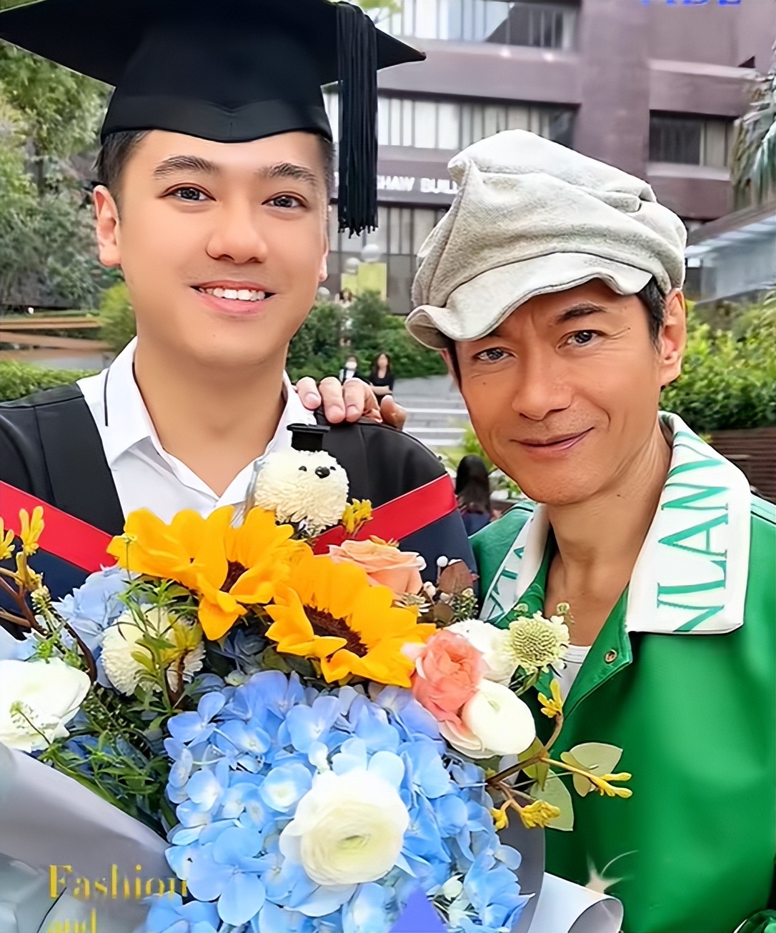 58岁邓萃雯未婚未育,江华的儿子大学护士毕业,70岁妻子出镜优雅