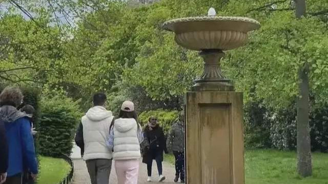 章泽天|章泽天和刘强东在英国散步，保镖随行，有种女儿挽着爸爸的感觉