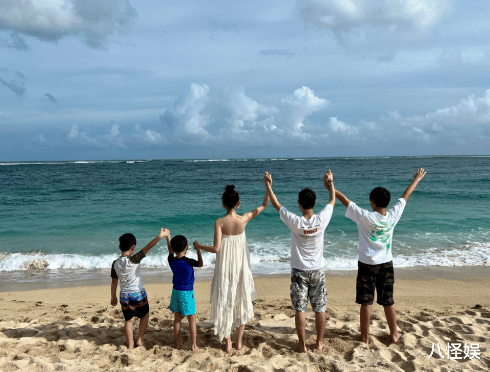 林志颖夫妇为儿子庆生,14岁kimi瘦好多,身高超爸妈近一米八