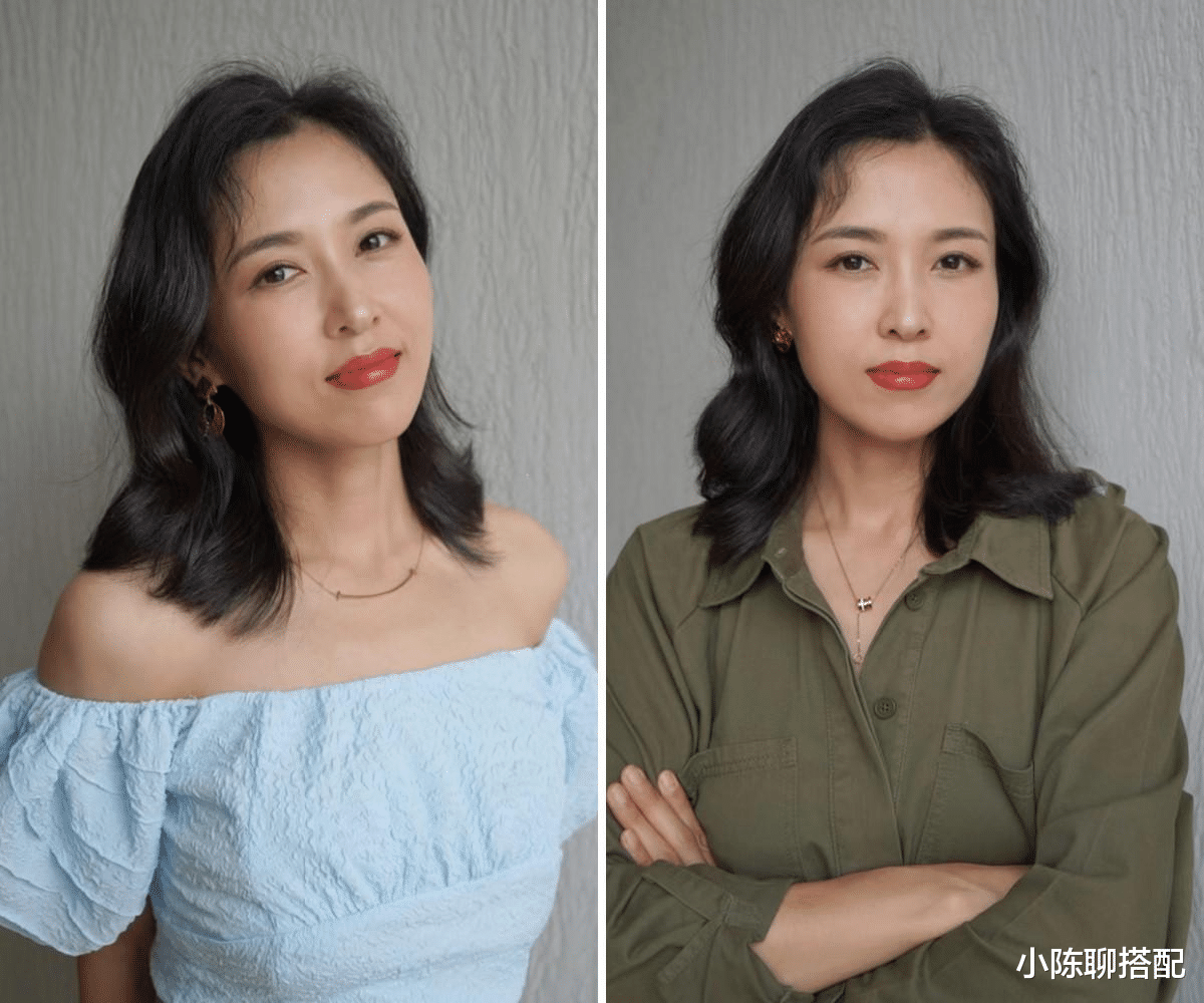 穿衣搭配 这才是中年女人反油腻的穿搭秘诀：不穿花，不烫卷，反而气质高级