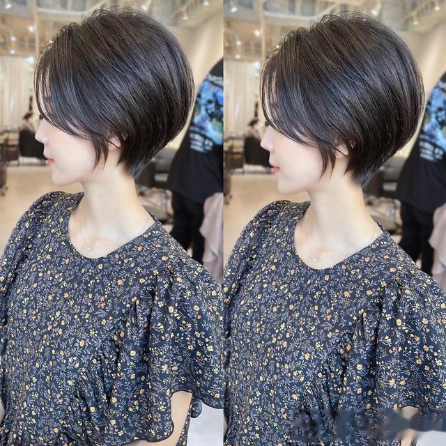发型剪来剪去不满意，那就试试立体层次短发，让你大变样