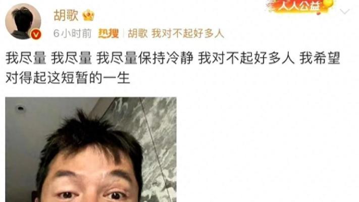 胡歌产后抑郁？情绪失控惹争议，薛佳凝或成导火索
