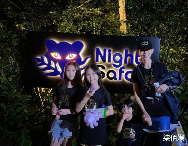 蔡少芬|蔡少芬带儿女游新加坡，素颜出门接地气，3岁儿子可爱的像个女孩