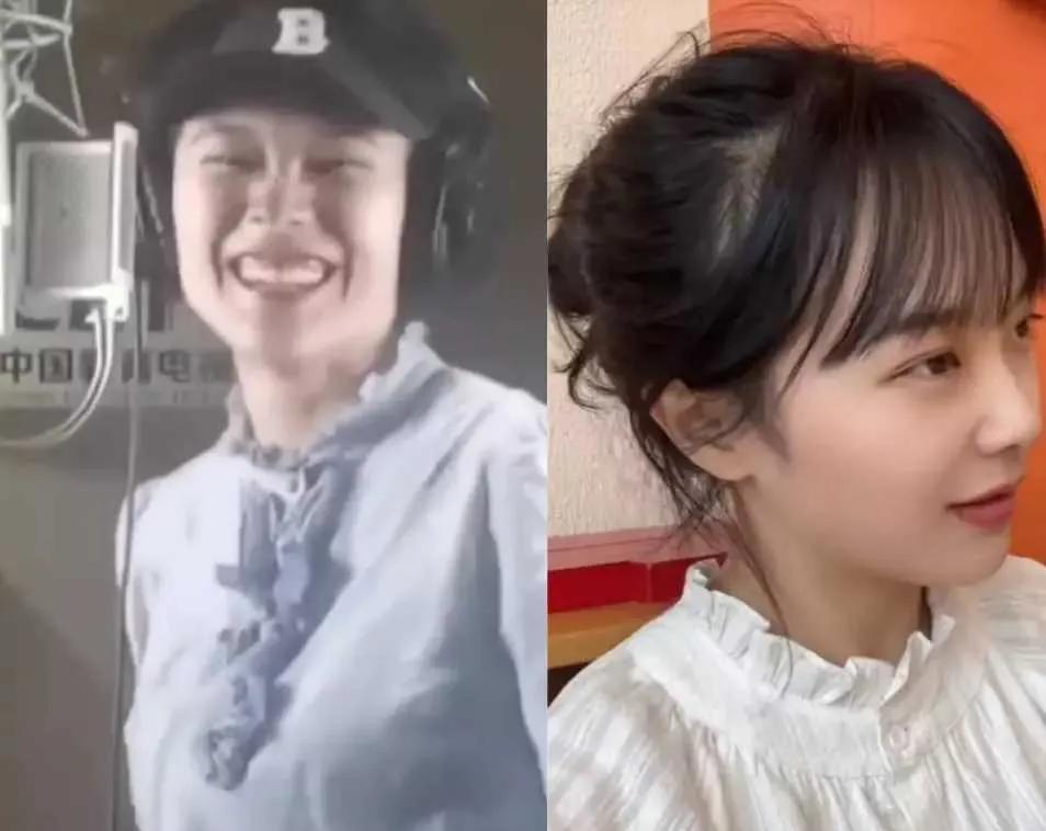 美颜|挖呀挖黄老师上电视台,素颜照与美颜差太大