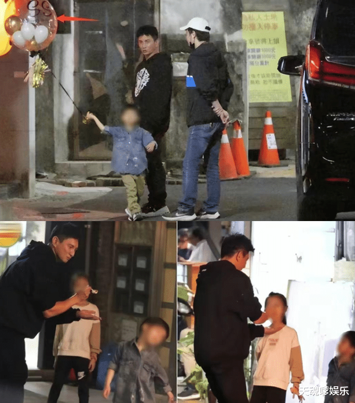 吴奇隆带娃探班刘诗诗,暴露真实夫妻现状,4岁儿子长相帅气似爹