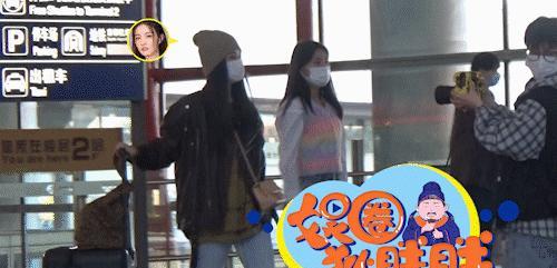 |徐璐陈都灵合体直播太尬遭吐槽徐璐现身机场闺蜜接机