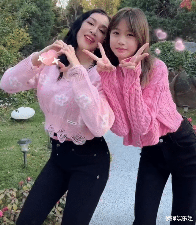 钟丽缇小女儿庆14岁生日,考拉化浓妆穿抹胸裙,成熟漂亮不输妈妈