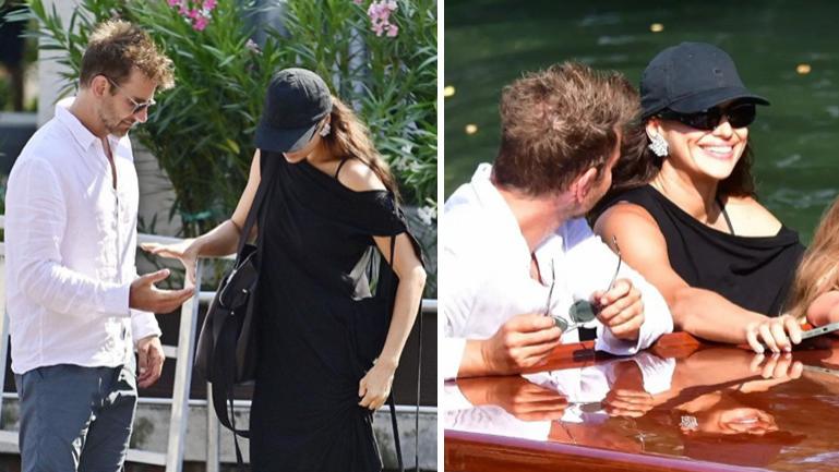 伊莲娜一家三口团聚！与前夫浪漫坐船，举止亲密，复婚坐实了？