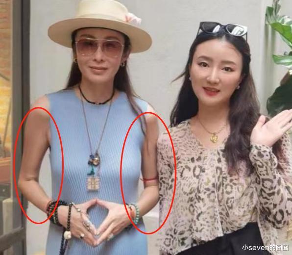 55岁女星张敏被曝定居清迈，身材暴瘦到像70斤，美人终究迟暮