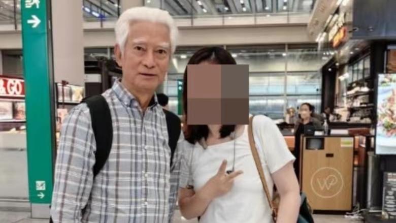 近况曝光！港知名老戏骨机场被偶遇，头发眉毛全白双眼却炯炯有神