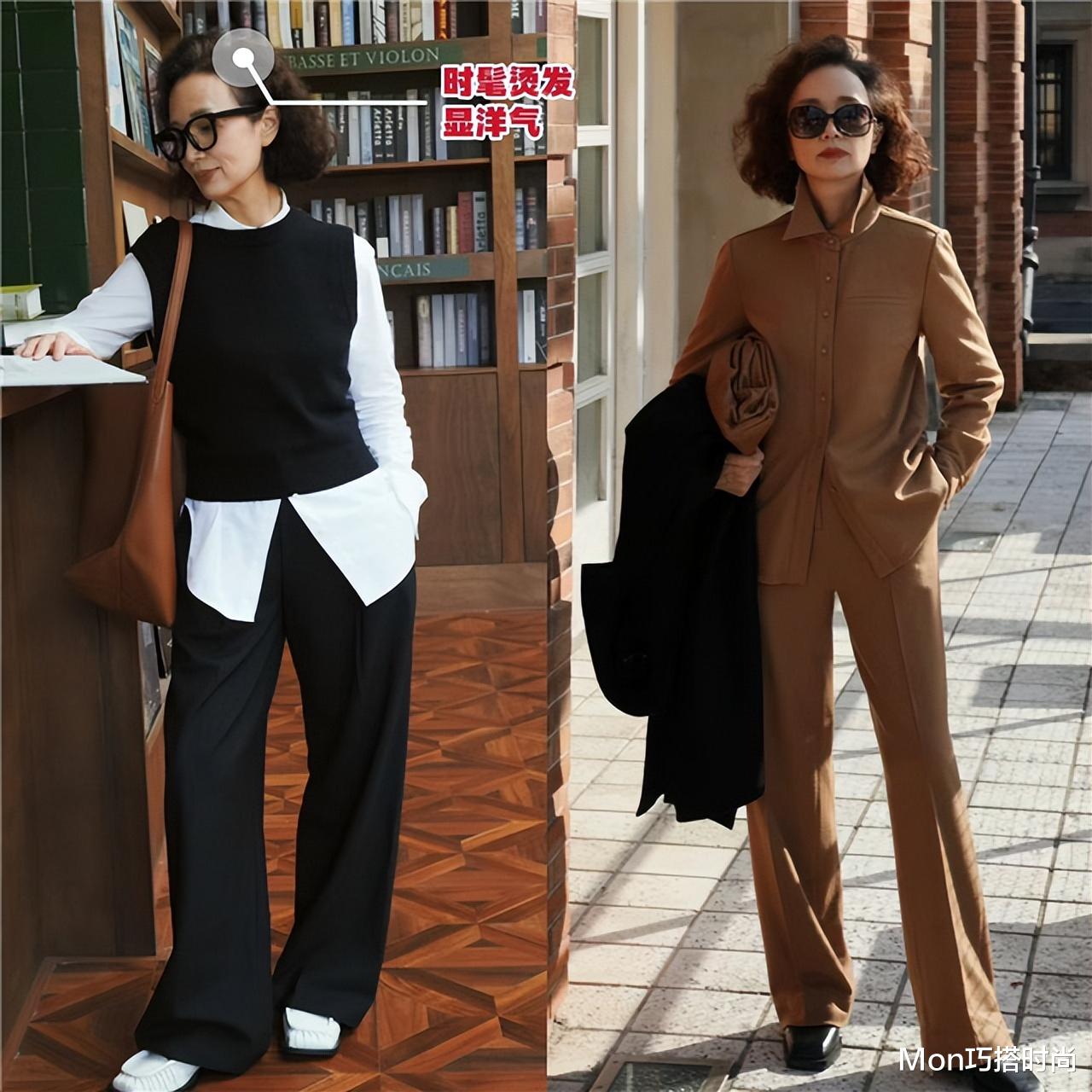 女人一旦过了50岁，尽量少戴帽子、丝巾，多这样打扮更优雅有气质