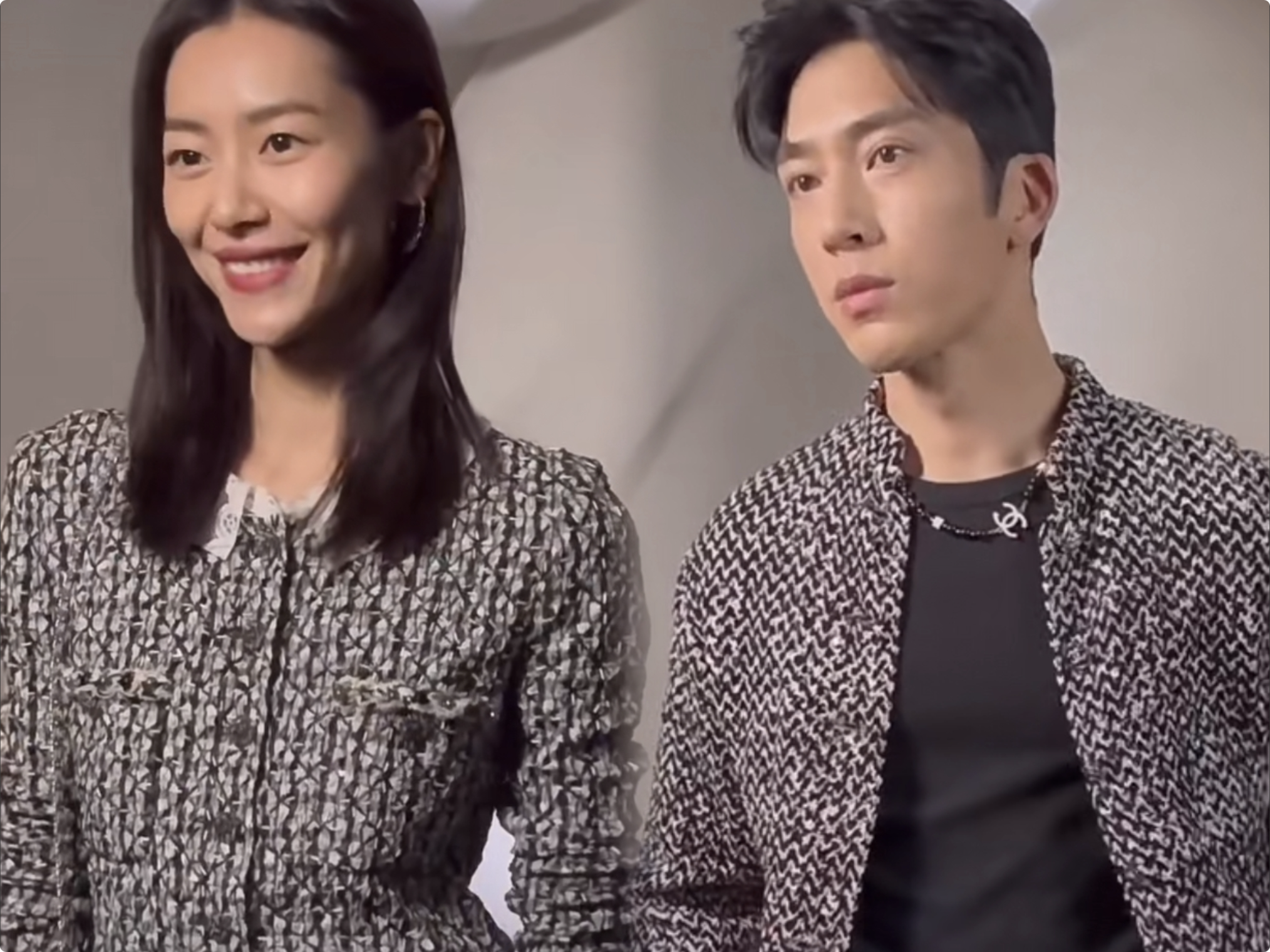 刘雯|刘雯井柏然首次公开合体!在巴黎时装周同框看秀,四目相对互动超甜