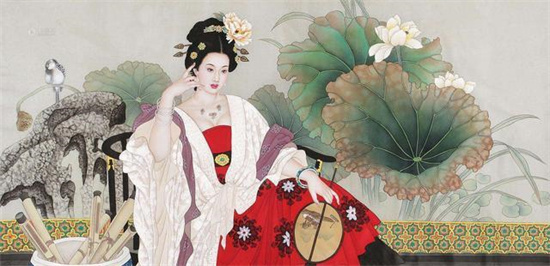 但是我们依然能够想象到那是杨玉环一生中最美丽的时刻,她的身上不仅