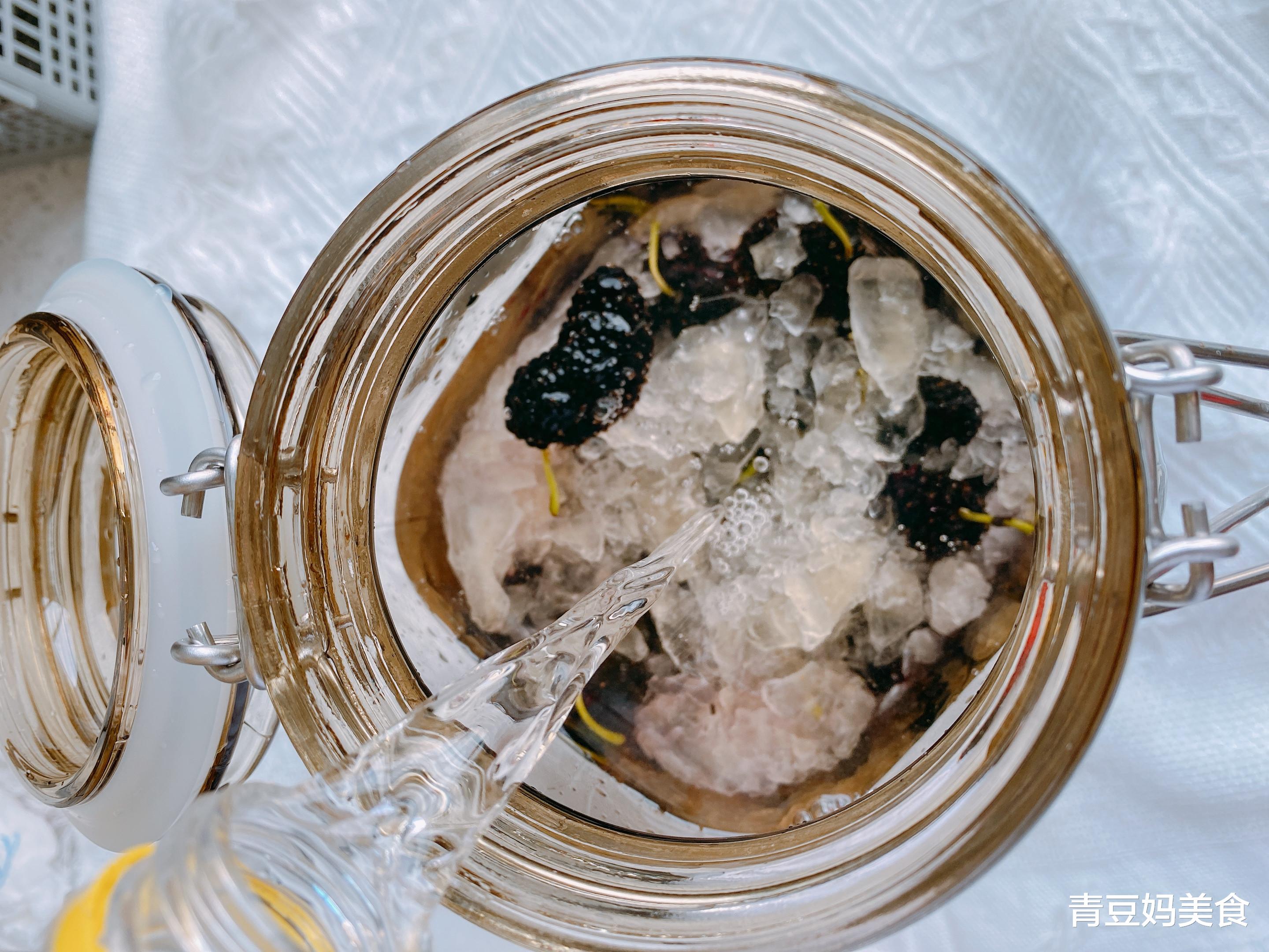 桑葚|5月不可错过的果酒，黄金比例，3种材料5分钟制作完，提高免疫力