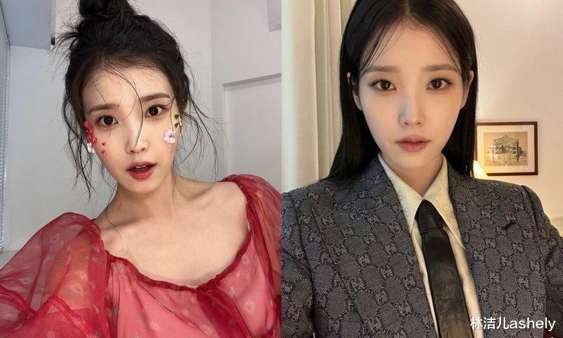 iu 不仅收获甜蜜爱情，IU还是“初恋感发型”模板，原生发色变男神收割机