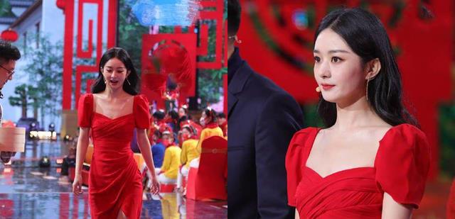 赵丽颖|赵丽颖现身北京春晚录制，首提冯绍峰：上了一堂课