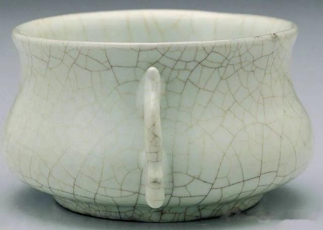 官窑|贾宝国一真一假说瓷器(X121-仿宋官窑香炉)