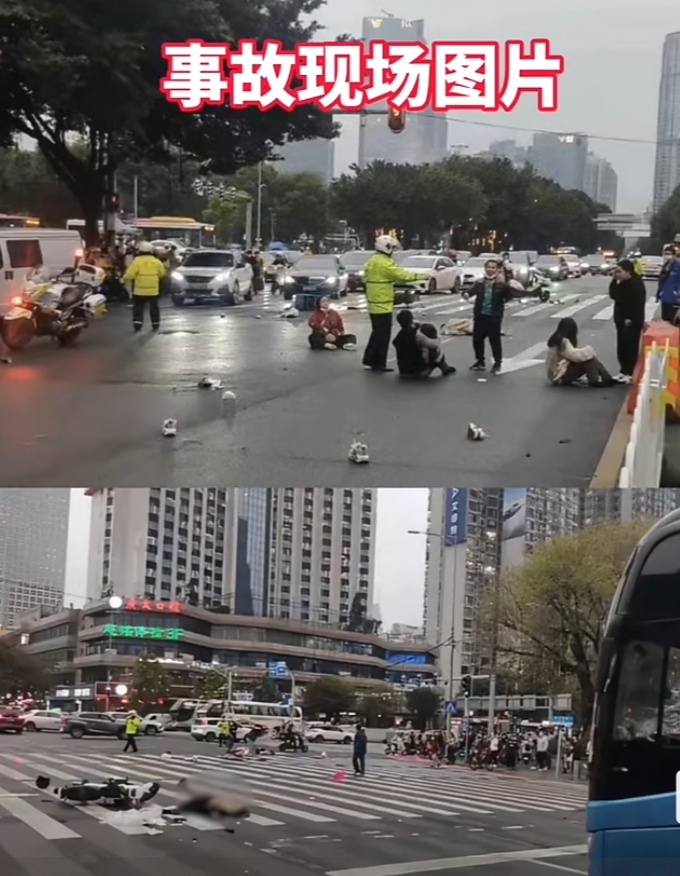 广州车祸肇事者在现场露出诡异微笑